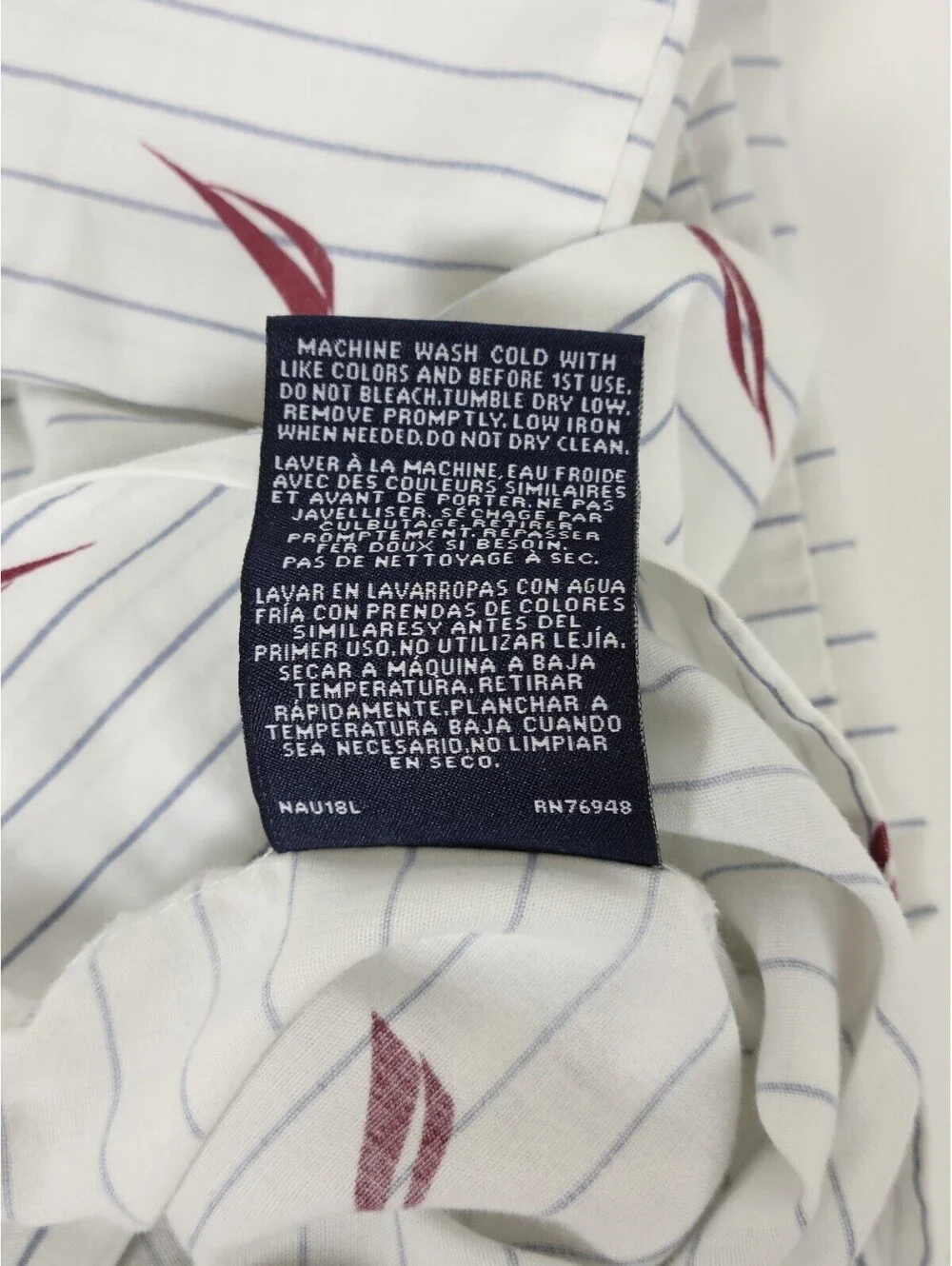 Nautica Boat & Stripes Bedsheet Set Full Size